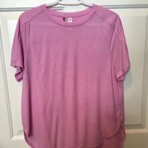 Under Armour pink workout shirt